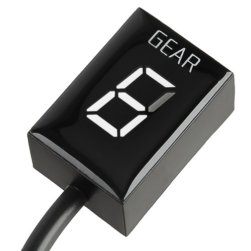Speed gear indicator - gear, white