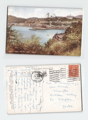 Vintage postcard oban from - postcard,