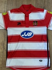 Wigan Warriors Rugby League Shirt Home 2005 2006 Patrick Jersey Mens Size Large 