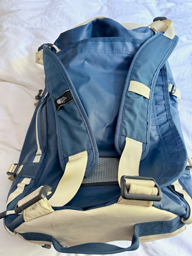 The north face blue beige - blue/beige, logo