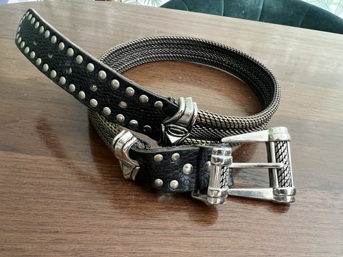 Nanni metal leather - nanni, belt
