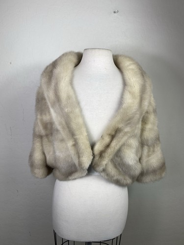 Vintage pearl fur - pearl, wrap