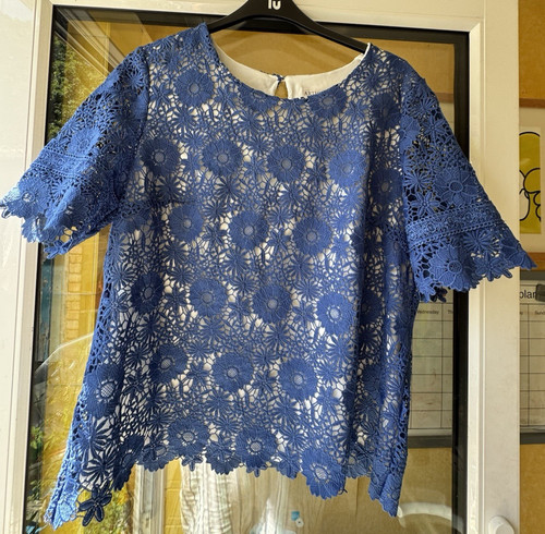 Artigiano blue lacy size 18 - artigiano,
