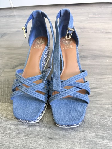 Vince camuto denim wedge - vince,