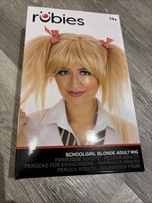 Adult Blonde School Girl Wig