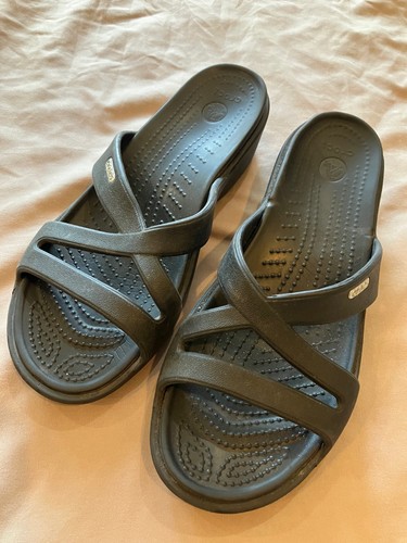 Crocs women black wedge - crocs,