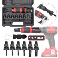 Electric Cordless Drill Rivet Rivnut Nut Gun Adapter Insert M3-M10 Adaptor Tools