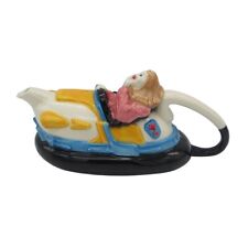 Carters of Suffolk Dodgem Bumper Car Shaped Teapot Yellow & Blue Colour Way