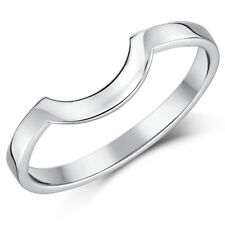 9ct White Gold Wishbone