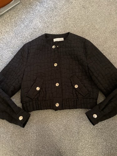 Zara quilted cropped jacket - zara,