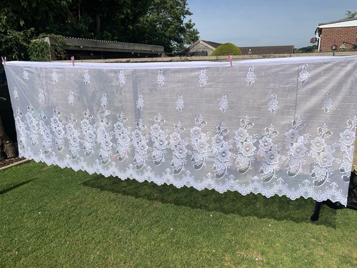 Gorgeous new white voile net - gorgeous,