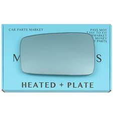 Left side blue mirror glass