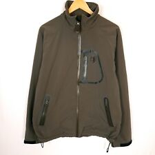 JAHTI JAKT Men Softshell Jacket Size S Green Khaki Polyester Full Zip Hunting