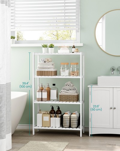 Songmics bamboo storage - storage, shelf