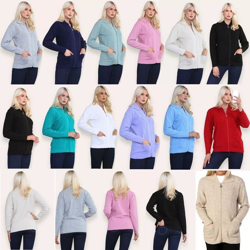 Womens zipper cardigan ladies - womens,