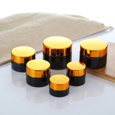 5g-50g Amber Glass Cosmetic