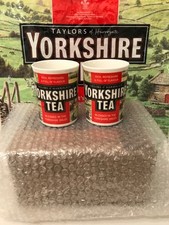 Taylors of Harrogate Yorkshire Tea Mugs 1 Pair Cricket Dales Scenes