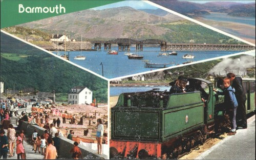 Vintage barmouth postcard - vintage,