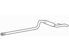 Rear Exhaust Silencer Back Box for Ford Transit Dual Fuel E5FC 2.3 (2002-2006)