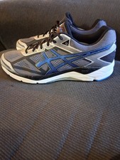 Asics Gel Foundation Men Size 15 Gray Blue Running Shoes Duomax Sneakers
