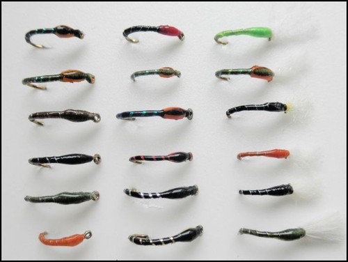Epoxy buzzers trout flies 18 - trout, flies,