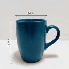 PEACOCK BLUE Coffee Mug Set of