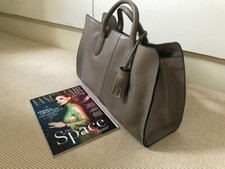 Soft Beige Grey OUSHKA Leather