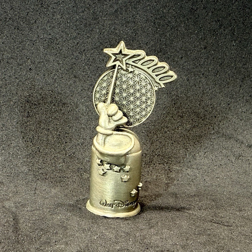 Pewter disney 2000 thimble - 2000,