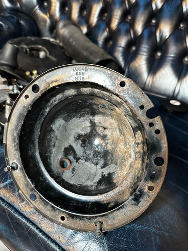 Lucas metal headlamp bowl - lucas,