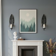 Metal Wall Candle Holder