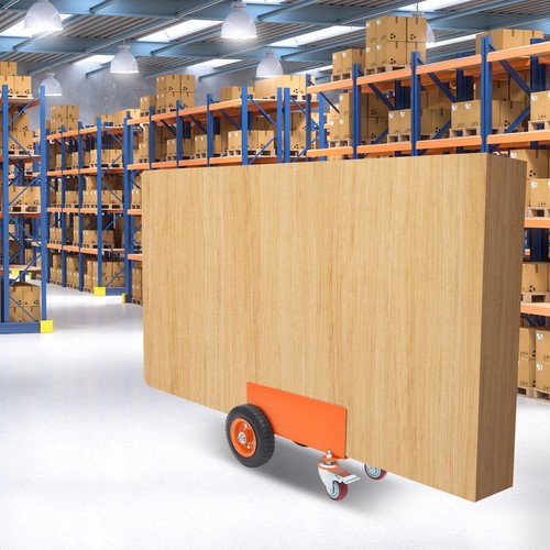 661lbs panel dolly with 8in - dolly,