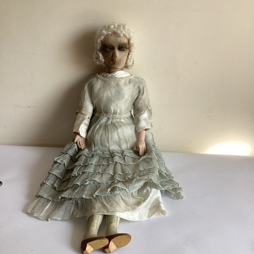 Boudoir cloth doll 1920s - doll,