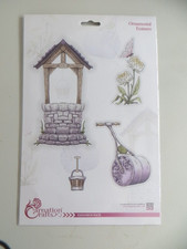 CARNATION CRAFTS ORNAMENTAL FEATURES DIE SET - WISHING WELL AND GARDEN ROLLER