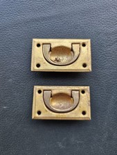 A Pair of Antique Solid Brass