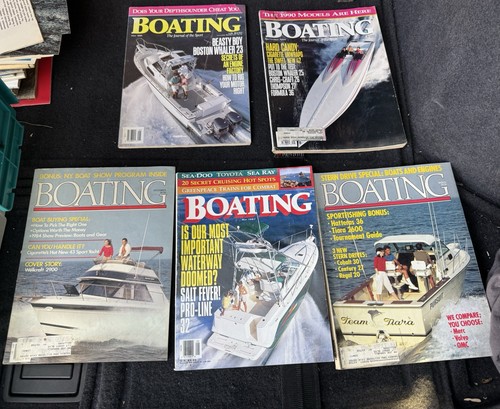 Vintage boating magazine - boating, lot