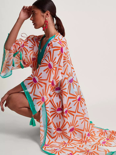 Monsoon white orange - white, &