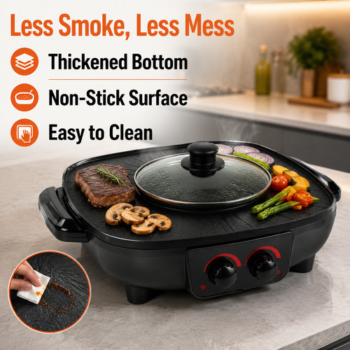 Electric hot pot bbq - hot,