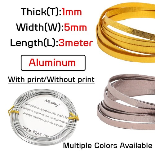 Colors aluminum flat wire - colors,