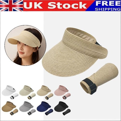 Roll sun visor wide brim - up,