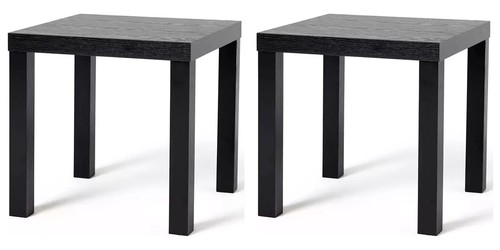 Black brown ikea - 2x, side