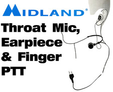 Midland X07-M ~ THROAT MIC ~