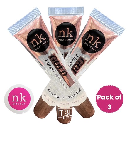 Lip gloss gel rose gold - nk,