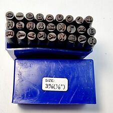 Punch Set Letter 3 mm 1/8"