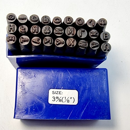Punch set letter 8 - letter, mm