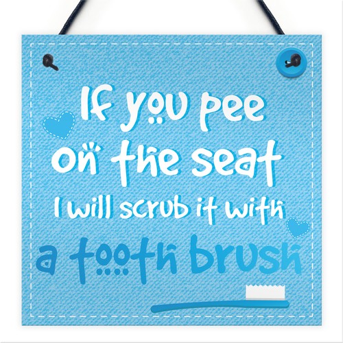 Funny toilet sign - funny, on