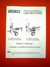 HUSKEE  SPEECO LOG SPLITTER 22