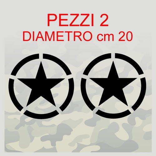 Star stickers for jeep - 2, cj