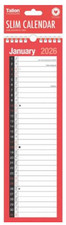 2026 Calendar Slim Calendar