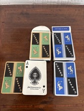 Two Sets Of Vintage Waddingtons 1920s Cunard Line Playing Cards