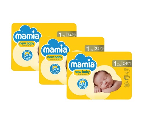 Mamia newborn size nappies 3 - size,